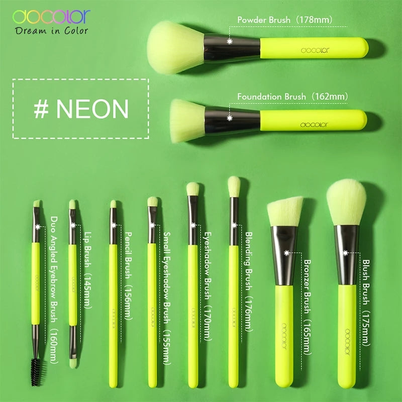 docolor-set-pro-brush-neon-10-pieces