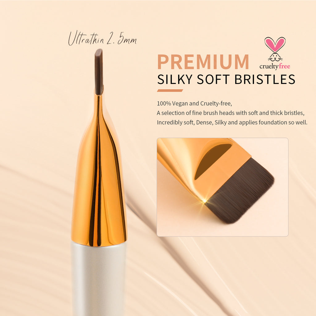 DOCOLOR - Ultrathin Foundation Brush Golden