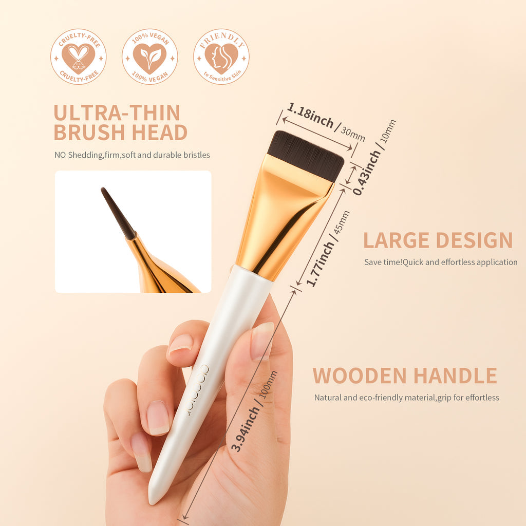 DOCOLOR - Ultrathin Foundation Brush Golden