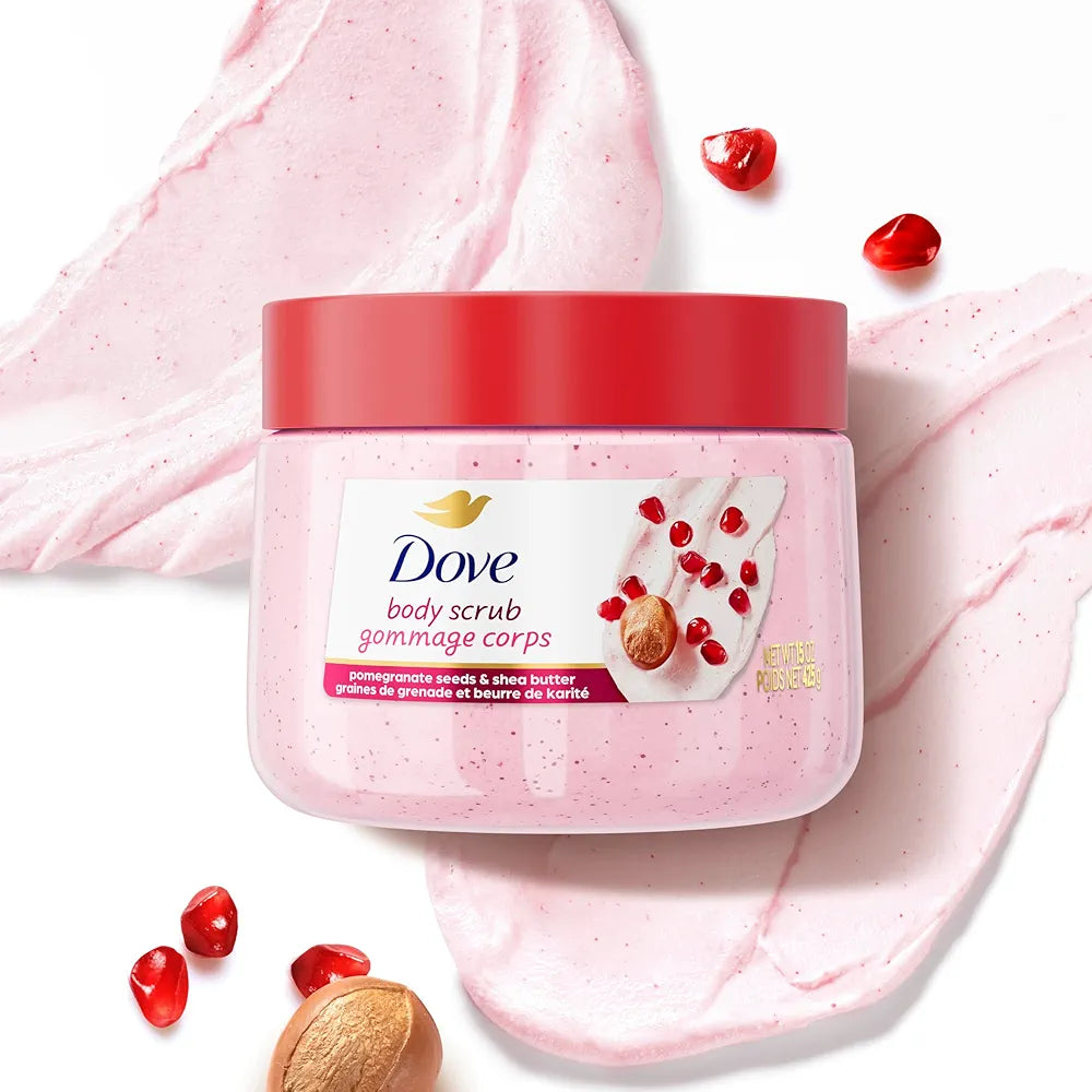 DOVE - Gommage pour le Corps, Graines de Grenade et Beurre de Karité - 425 g