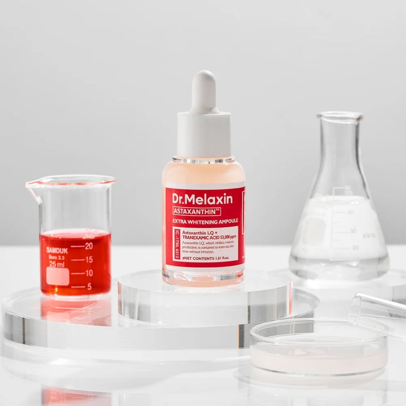 Dr MELAXIN - Astaxanthin Extra Whitening Ampoule – Whitening Astaxanthin Facial Serum - 30ml