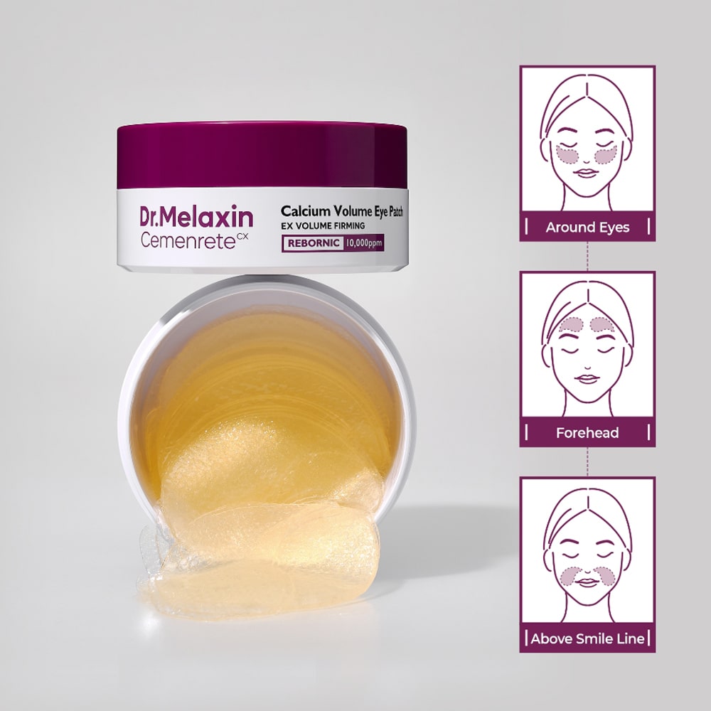 Dr MELAXIN - Cemenrete Calcium Volume Eye Patch - 60pcs