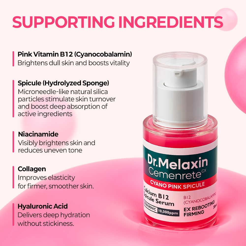 Dr MELAXIN - Cemenrete Cyano Pink Spicule Serum - 30ml