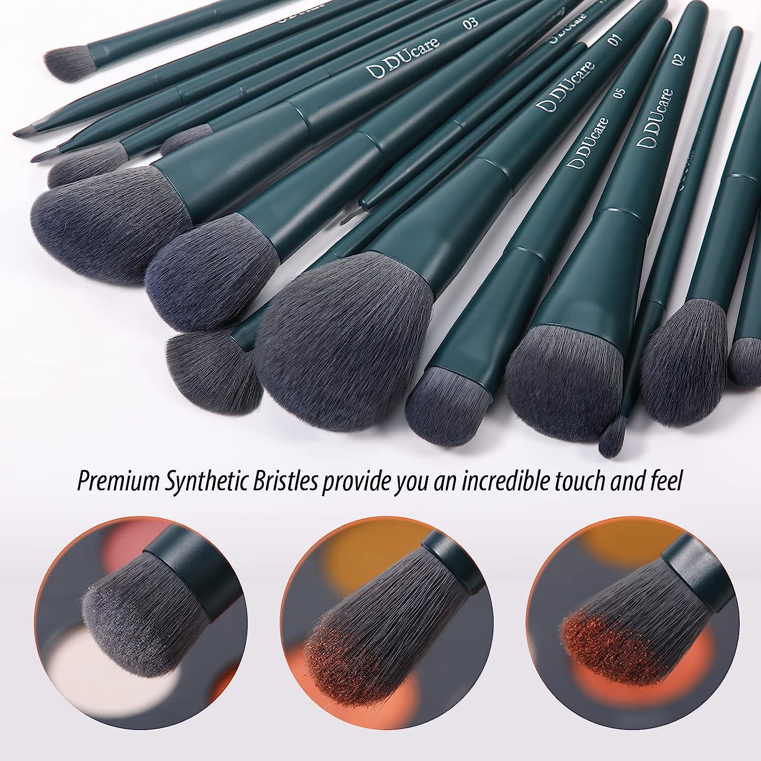 ducare-orchid-deep-ensemble-de-pinceaux-de-maquillage-15-en-1