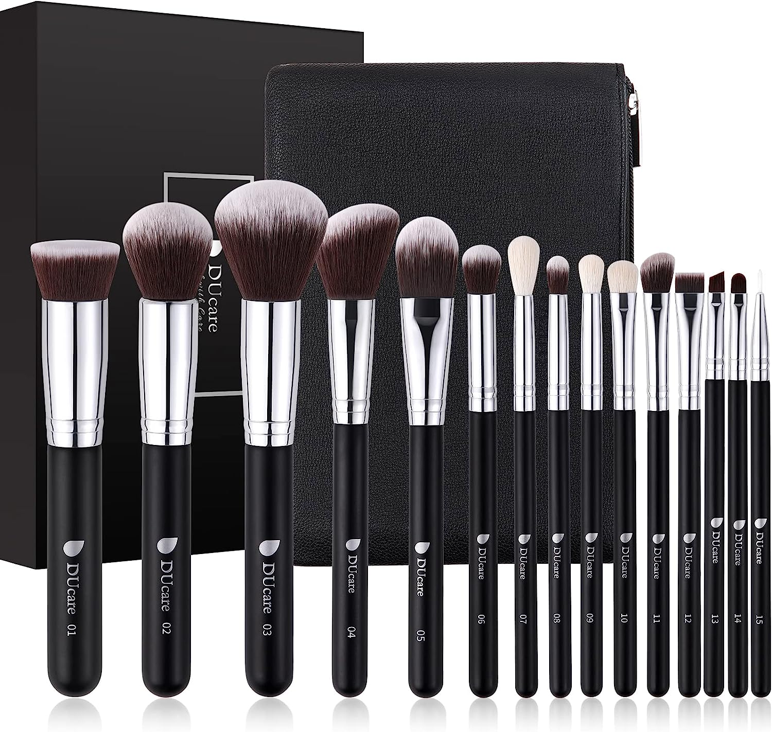ducare-set-pro-brush-metalisees-noir15-pieces