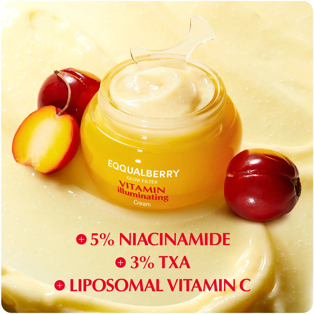 EQQUALBERRY – Glow Filter Vitamin illuminating Cream - 50ml