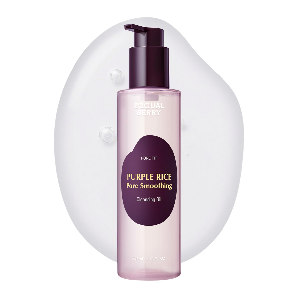 EQQUALBERRY – Purple Rice Pore Smoothing Cleansing Oil - 200ml