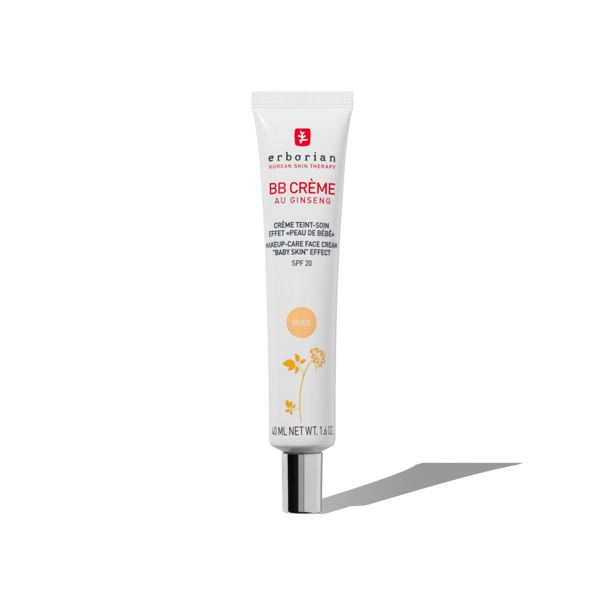 ERBORIAN - BB Crème Au Ginseng Crème Teintée Soin - réf Nude 15ml