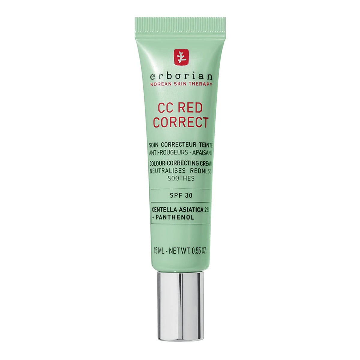 ERBORIAN - CC Red Correct crème anti-rougeurs SPF25 - 15ml