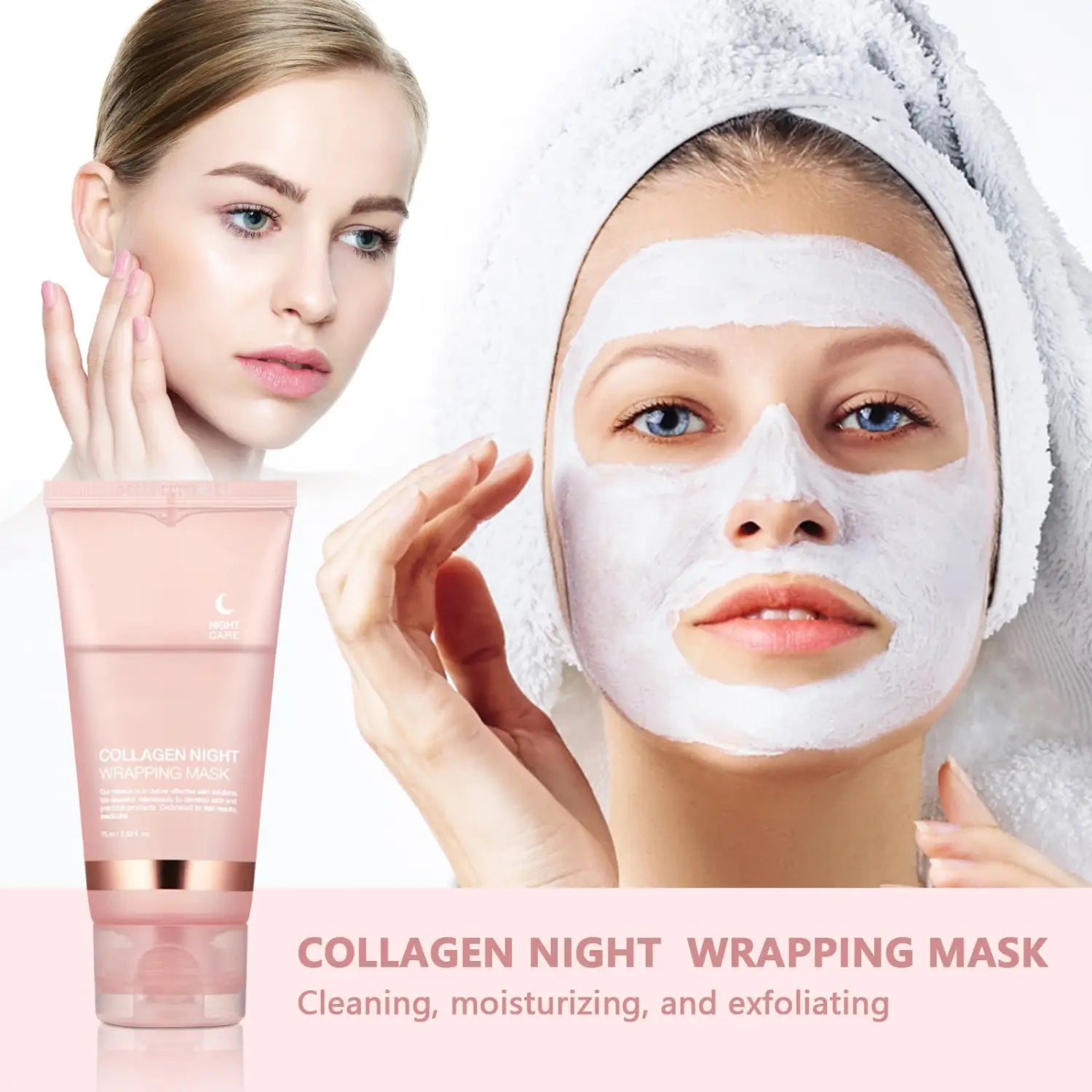 Medicube Masque de Nuit au Collagène 2.53 fl.oz - Soin de la Peau Coréen Élasticité & Hydratation, Réduit le Relâchement & le Teint Terne - Collagène Hydrolysé pour Peau Éclatante - Walmart.ca