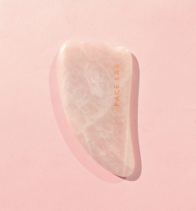 FACELAB - Feather Gua Sha Rose Quartz