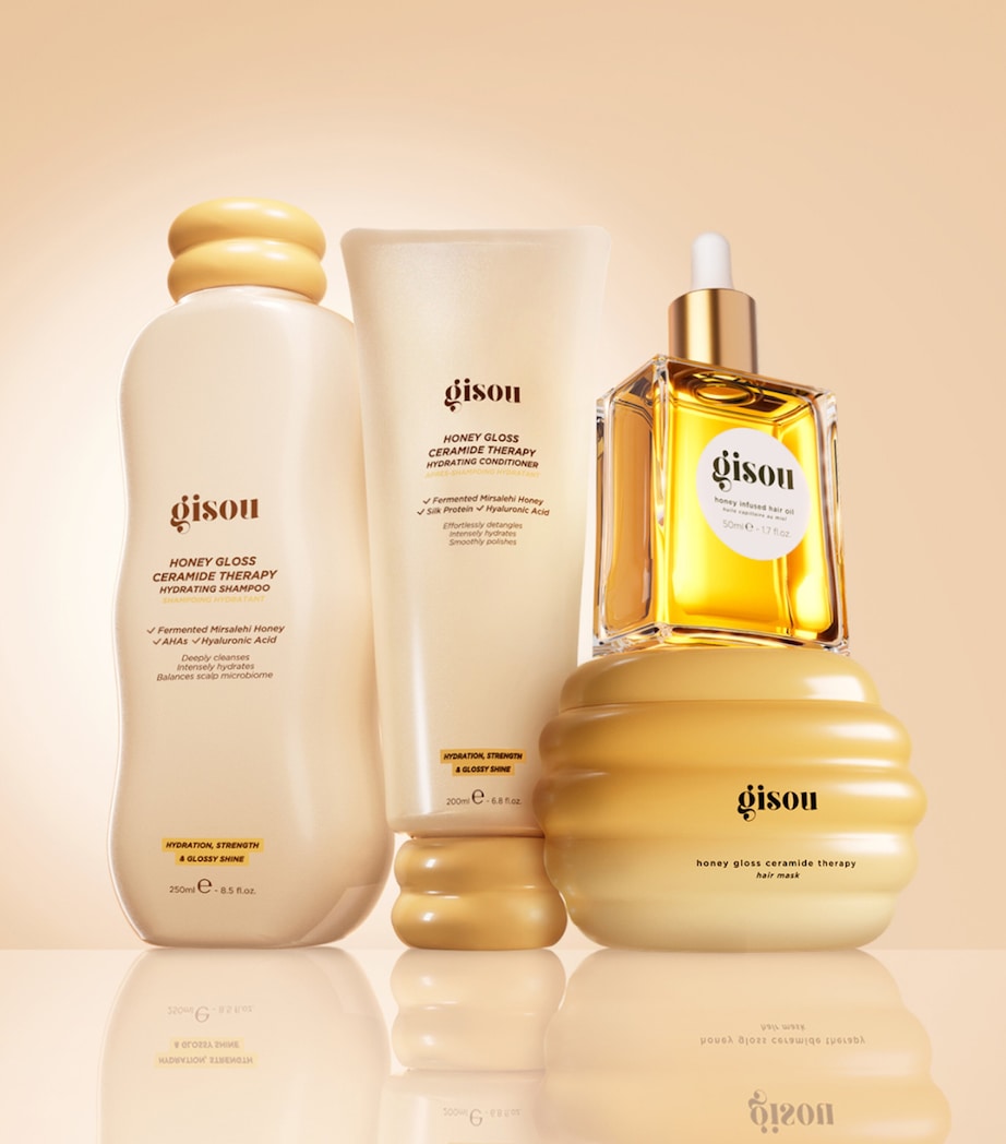 Gisou - DUO Honey Gloss Ceramide Cleanse Shampoo 250ml+ Conditioner 200ml