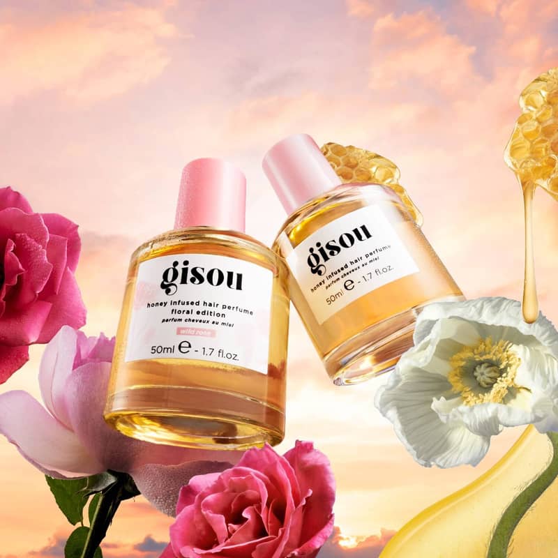 GISOU - Honey Infused Hair Perfume Édition florale - réf Wild Rose 50ml