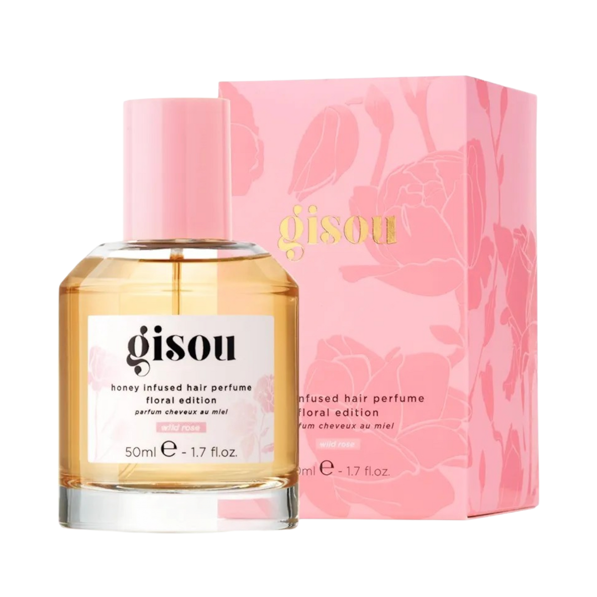 GISOU - Honey Infused Hair Perfume Édition florale - réf Wild Rose 50ml