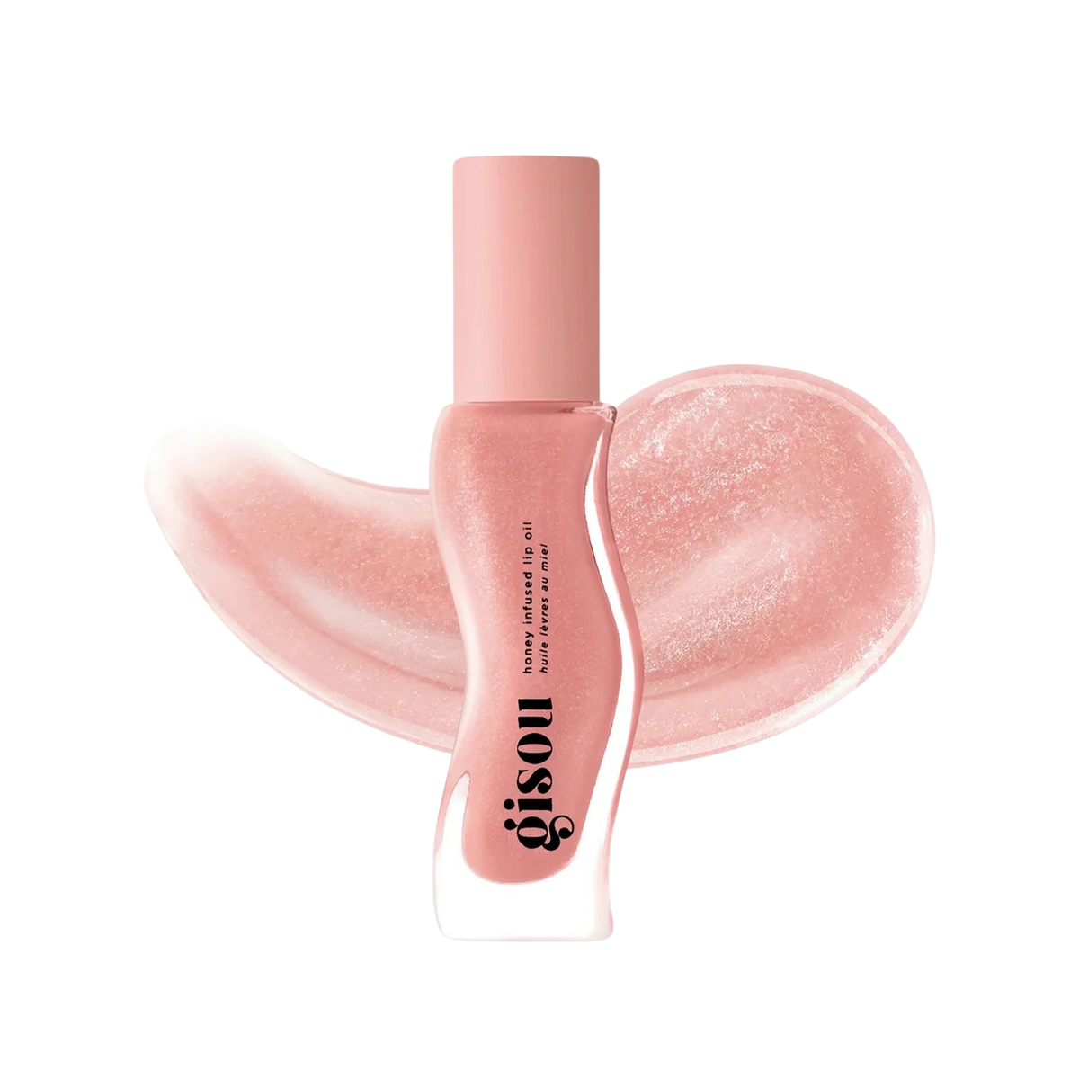 GISOU - Honey Infused Lip Oil - réf Pink Praline