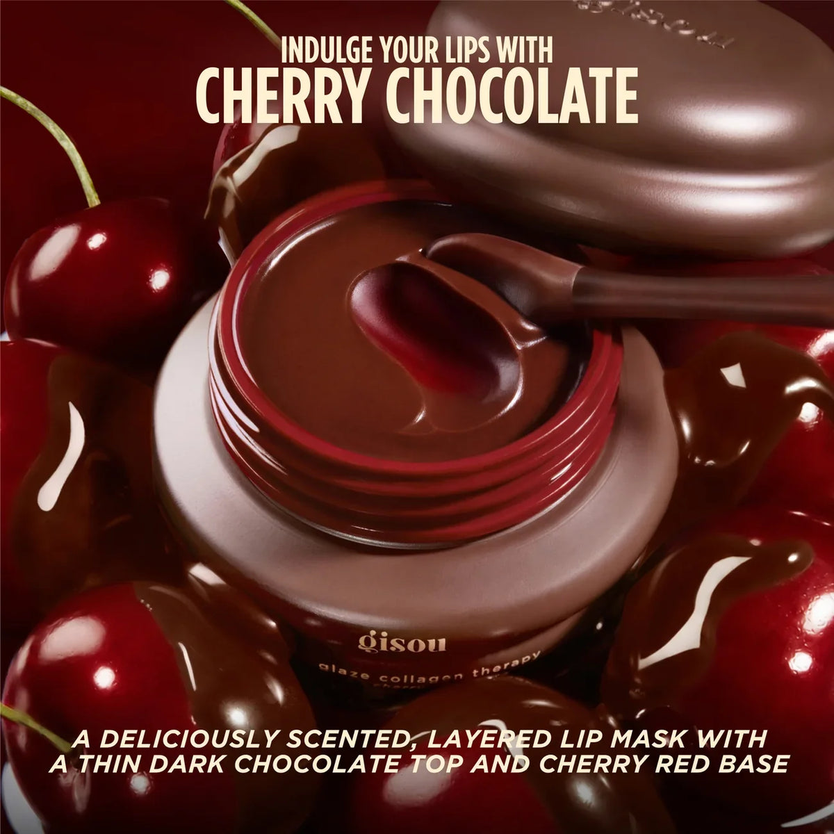 GISOU - Lip Mask - réf Cherry Chocolate - 15g