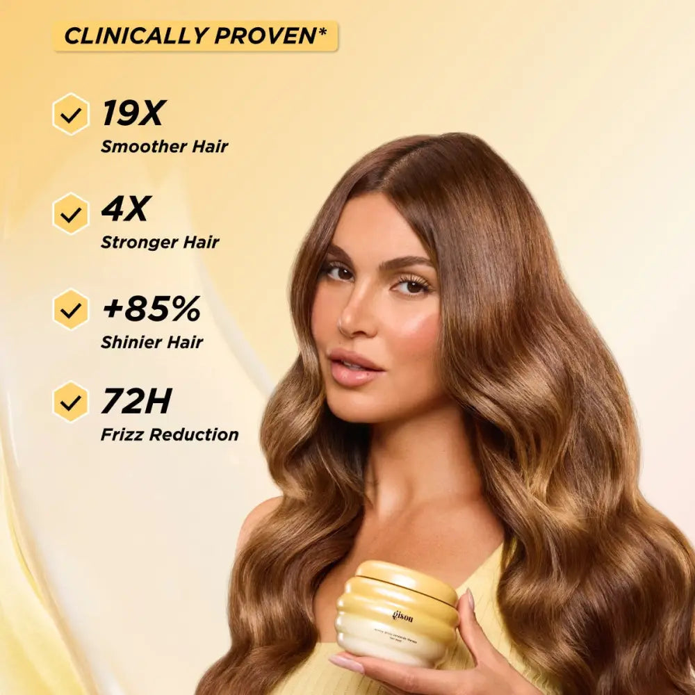 Gisou MINI Honey Gloss Ceramide Therapy Hair Mask 75ml