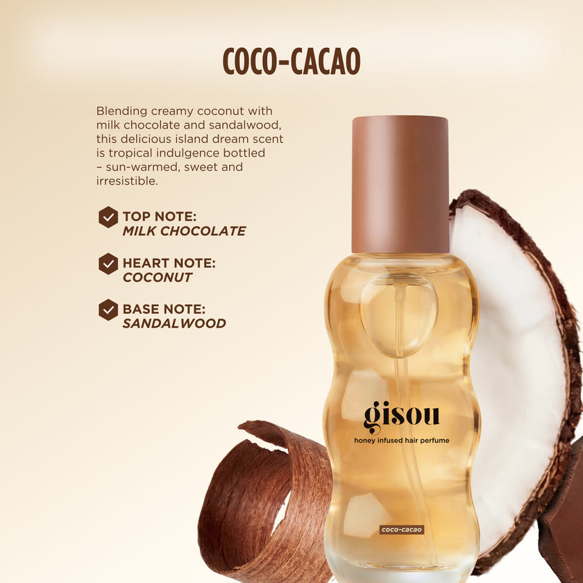 GISOU - MINI Honey Infused Hair Perfume Floral Edition - réf Coco Cacao 15ml