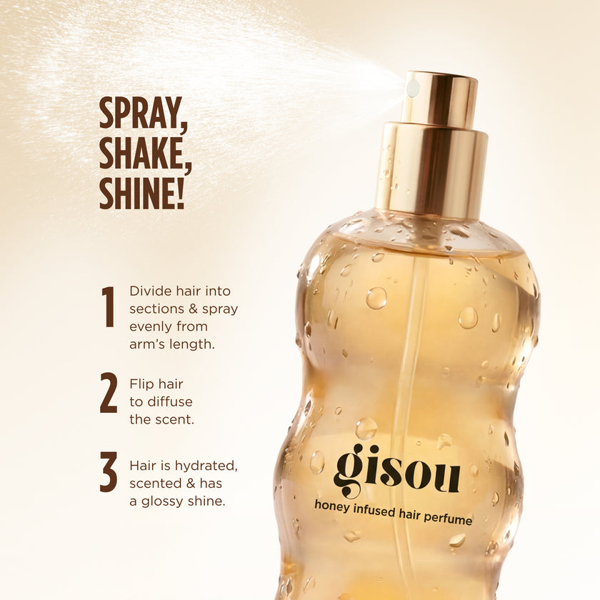 GISOU - MINI Honey Infused Hair Perfume Floral Edition - réf Coco Cacao 15ml