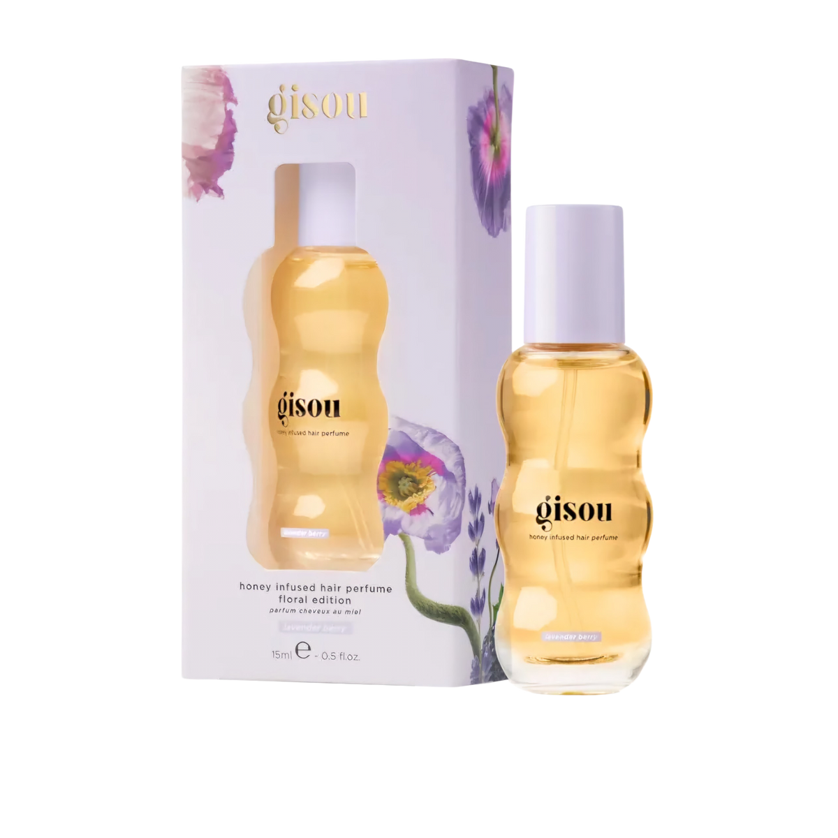 GISOU - MINI Honey Infused Hair Perfume Floral Edition - réf Lavender Berry 15ml