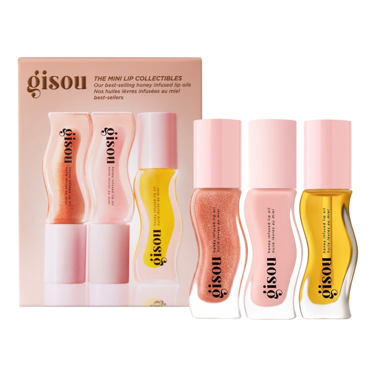 Gisou - The Mini Lip Collectibles - Coffret 3 huiles à lèvres
