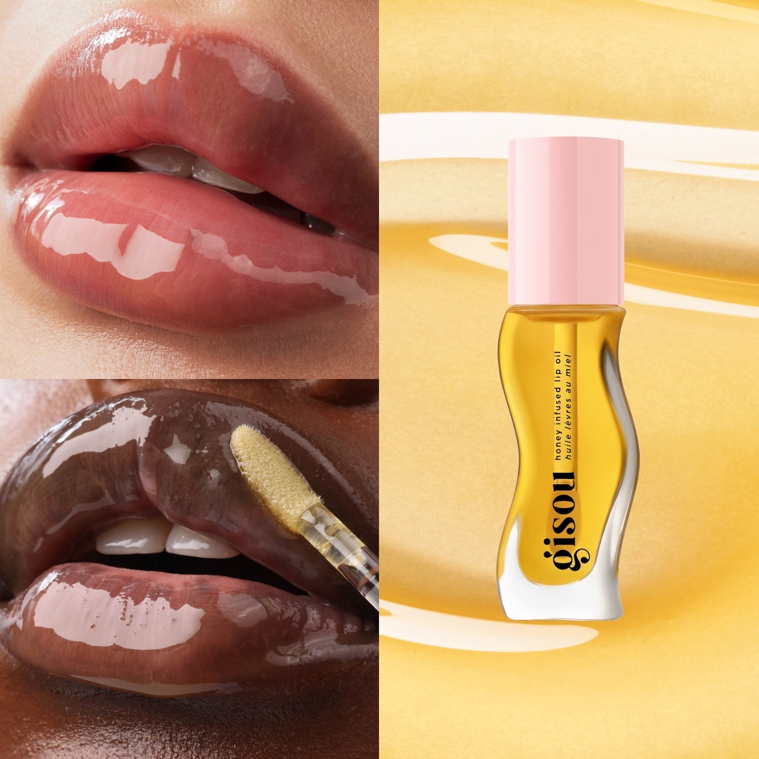 Gisou - The Mini Lip Collectibles - Coffret 3 huiles à lèvres