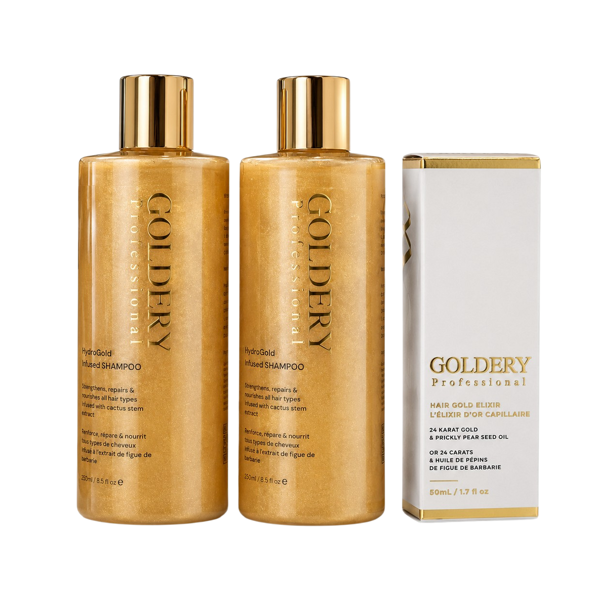 GOLDERY - Kit Goldery Professional - Hair Repair Treatment Kit ( 3pcs )
