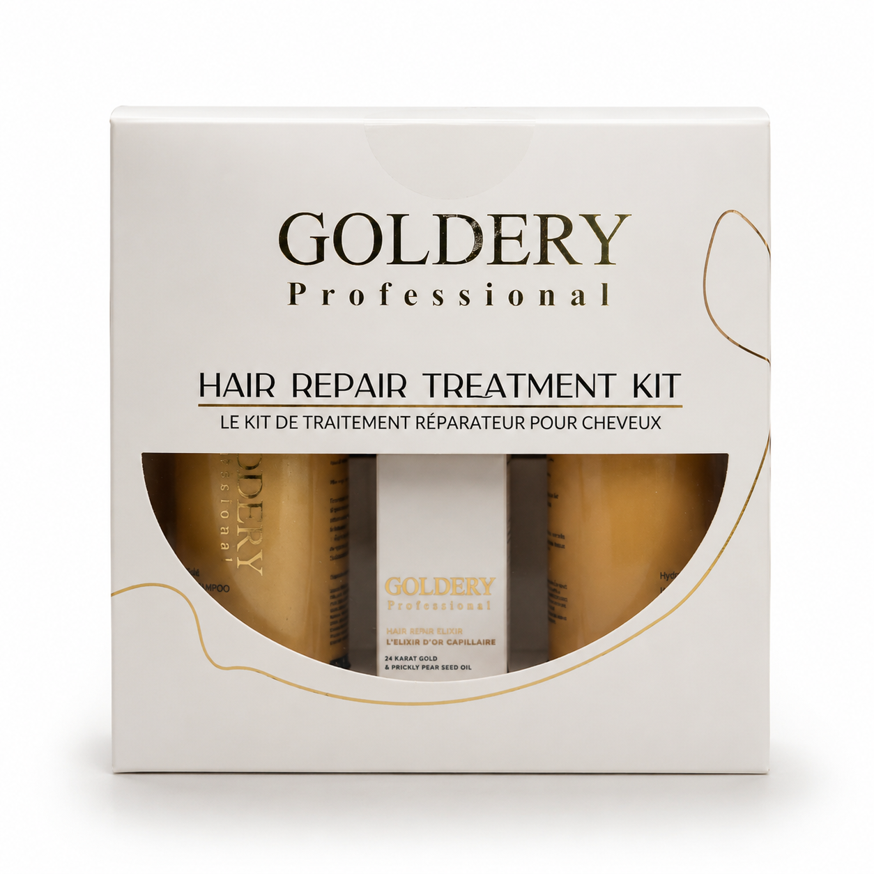 Goldery - KIT GOLDERY PROFESSIONAL - HAIR REPAIR TREATMENT KIT