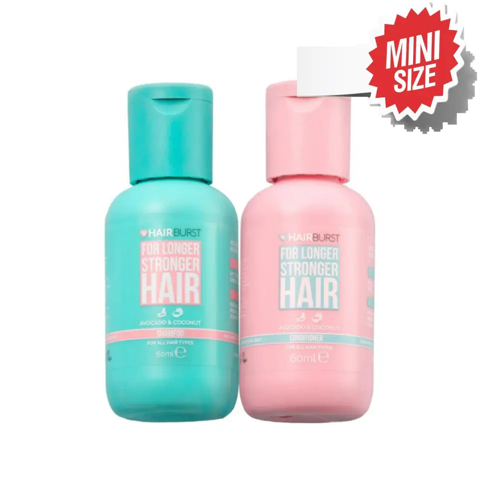 HAIRBURST - DUO MINI Shampoing + Conditioner à l'avocat et Noix de Coco - 2x60ml
