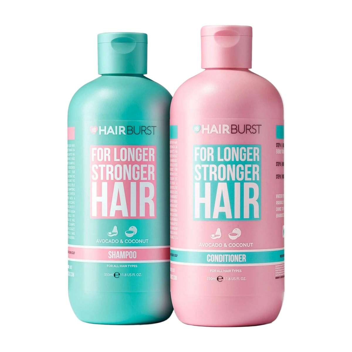 HAIRBURST - Shampoing + Conditioner à l'avocat et Noix de Coco - 2x350ml