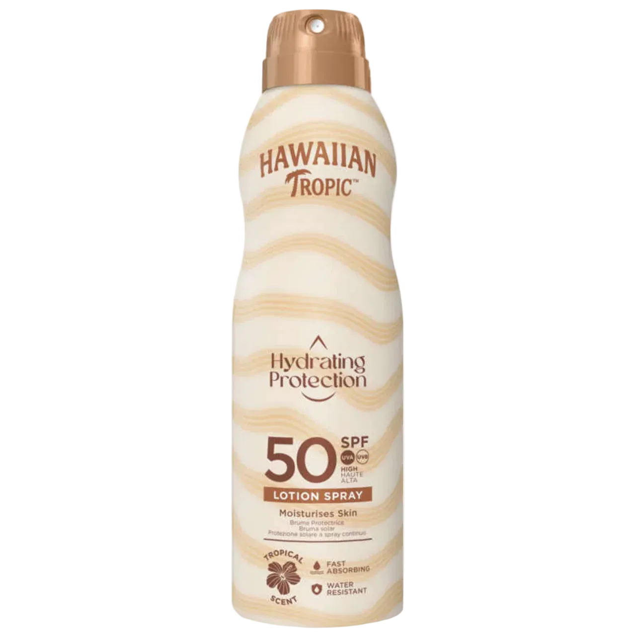 HAWAIIAN TROPIC - Brume Air Soft Hydrating Protection 50SPF - Brume Solaire Protectrice 220ml