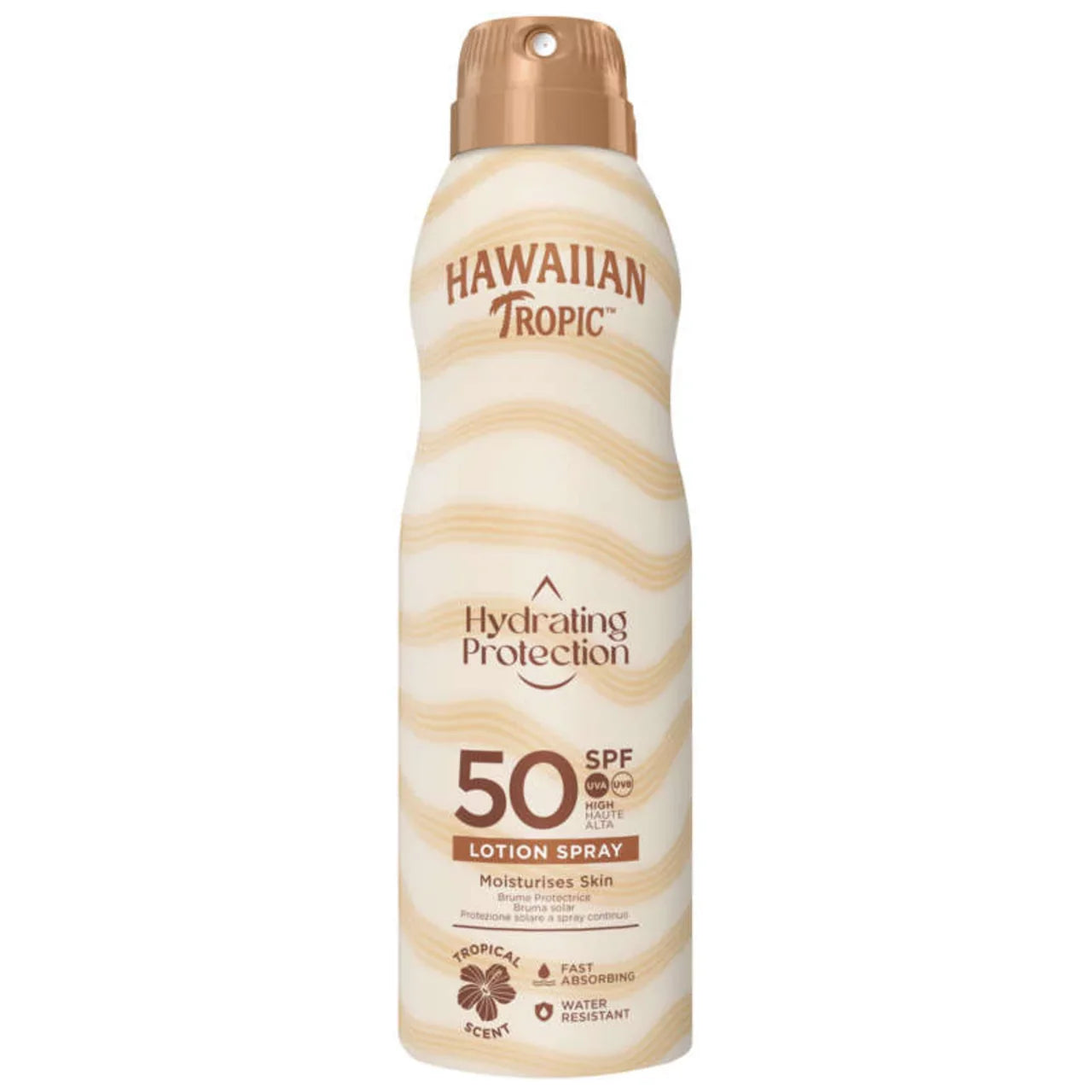 HAWAIIAN TROPIC - Brume Air Soft Hydrating Protection 50SPF - Brume Solaire Protectrice 220ml