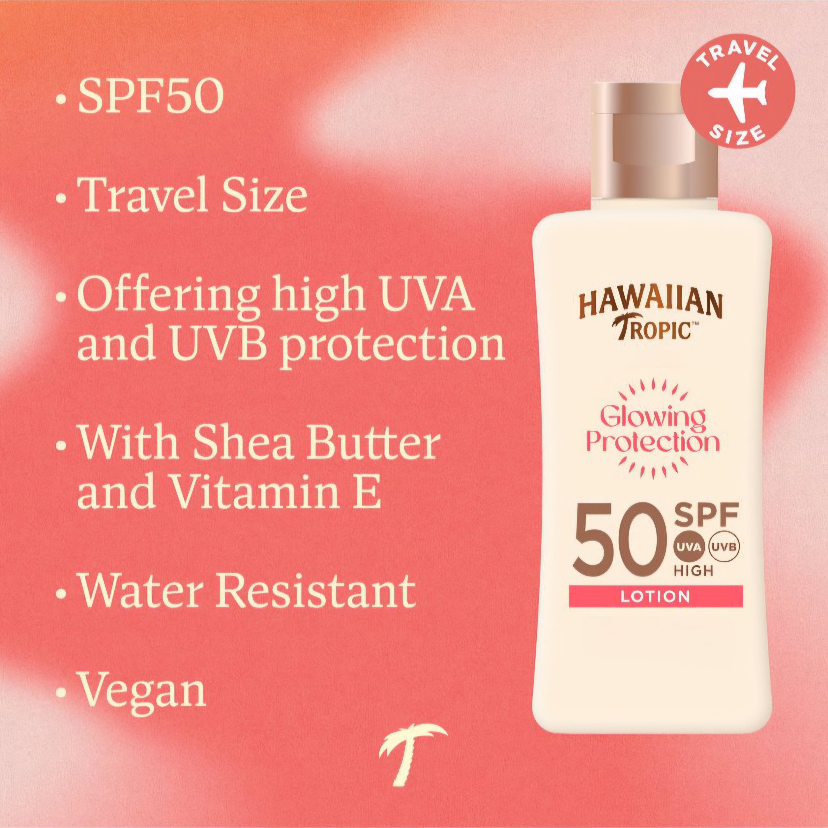 HAWAIIAN TROPIC - MINI - Glowing Protection Protection Solaire SPF 50 - 75ml