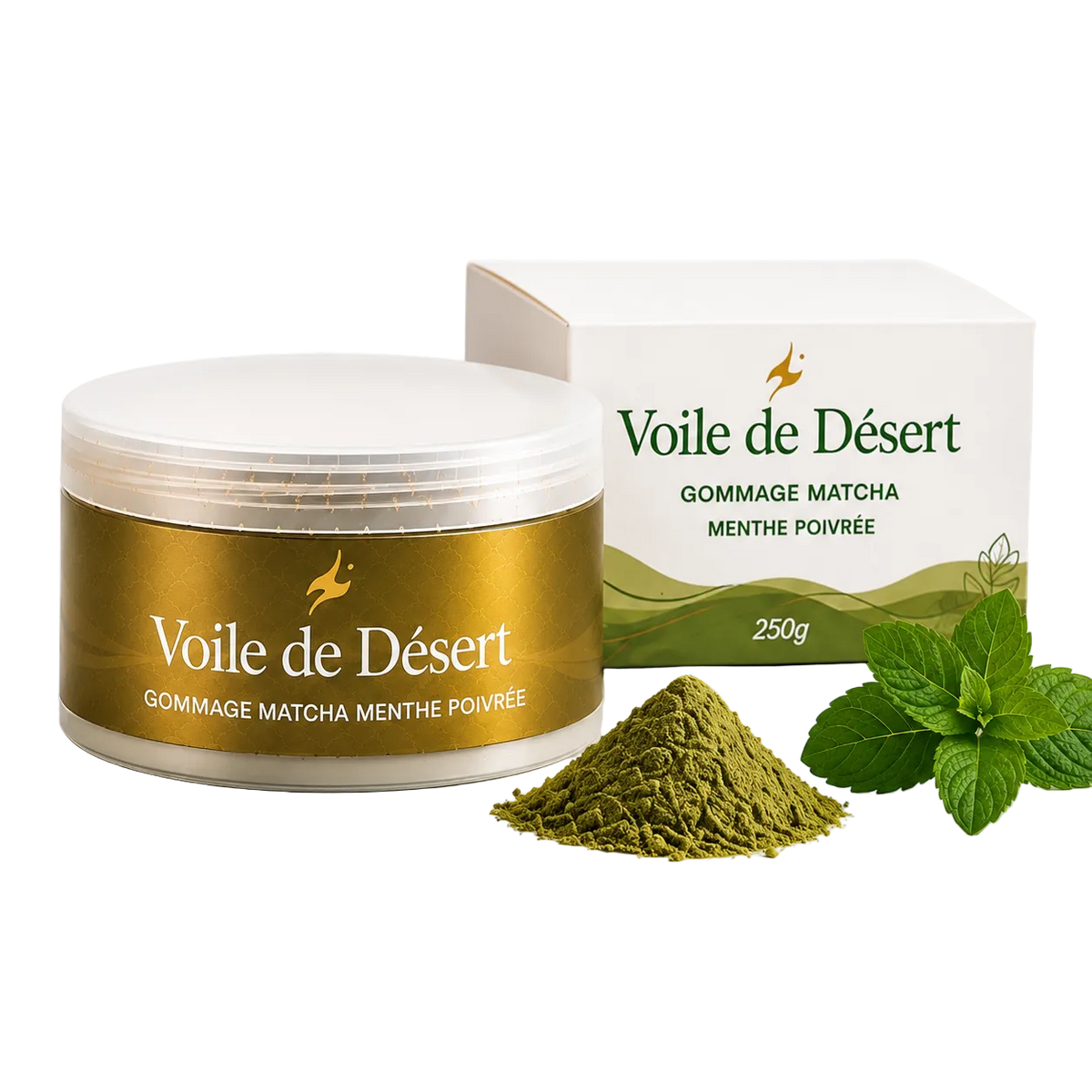 HORRA - Gommage Matcha Menthe poivrée - 250g