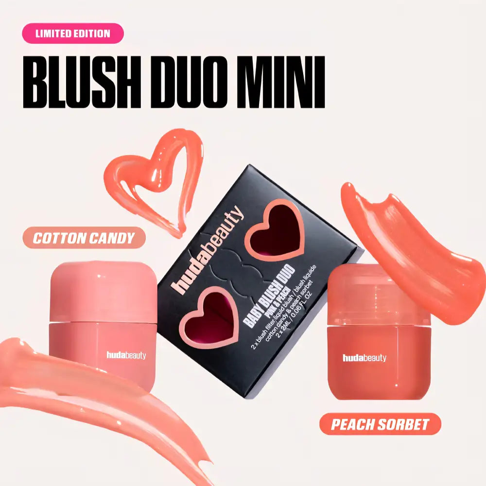 HUDA BEAUTY Baby Blush Duo Coffret blush 2 Mini