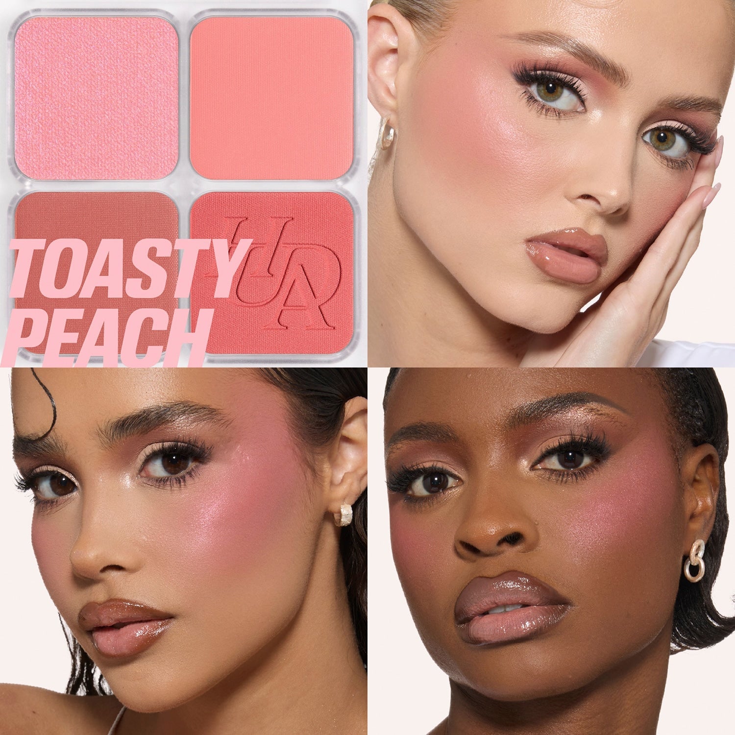 HUDA BEAUTY - Blush Filter Palette - réf Toasty Peach