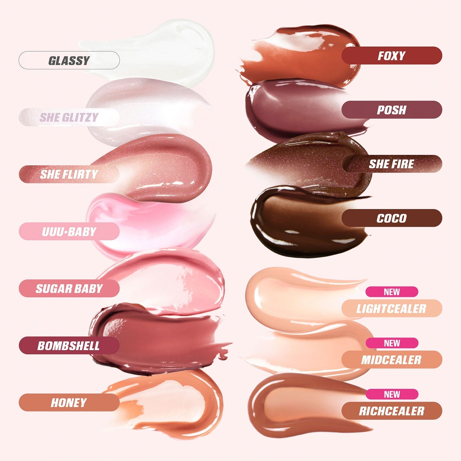 HUDA BEAUTY - Faux Filler - Gloss Haute Brillance - réf RichCealer (3,9 ml)