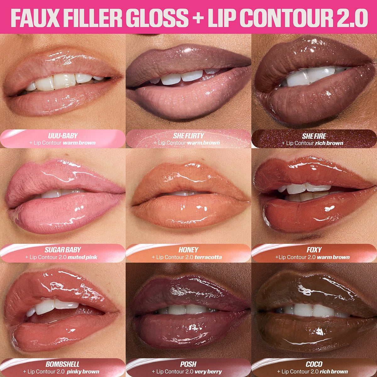 HUDA BEAUTY - Faux Filler - Gloss Haute Brillance - réf UUU-Baby