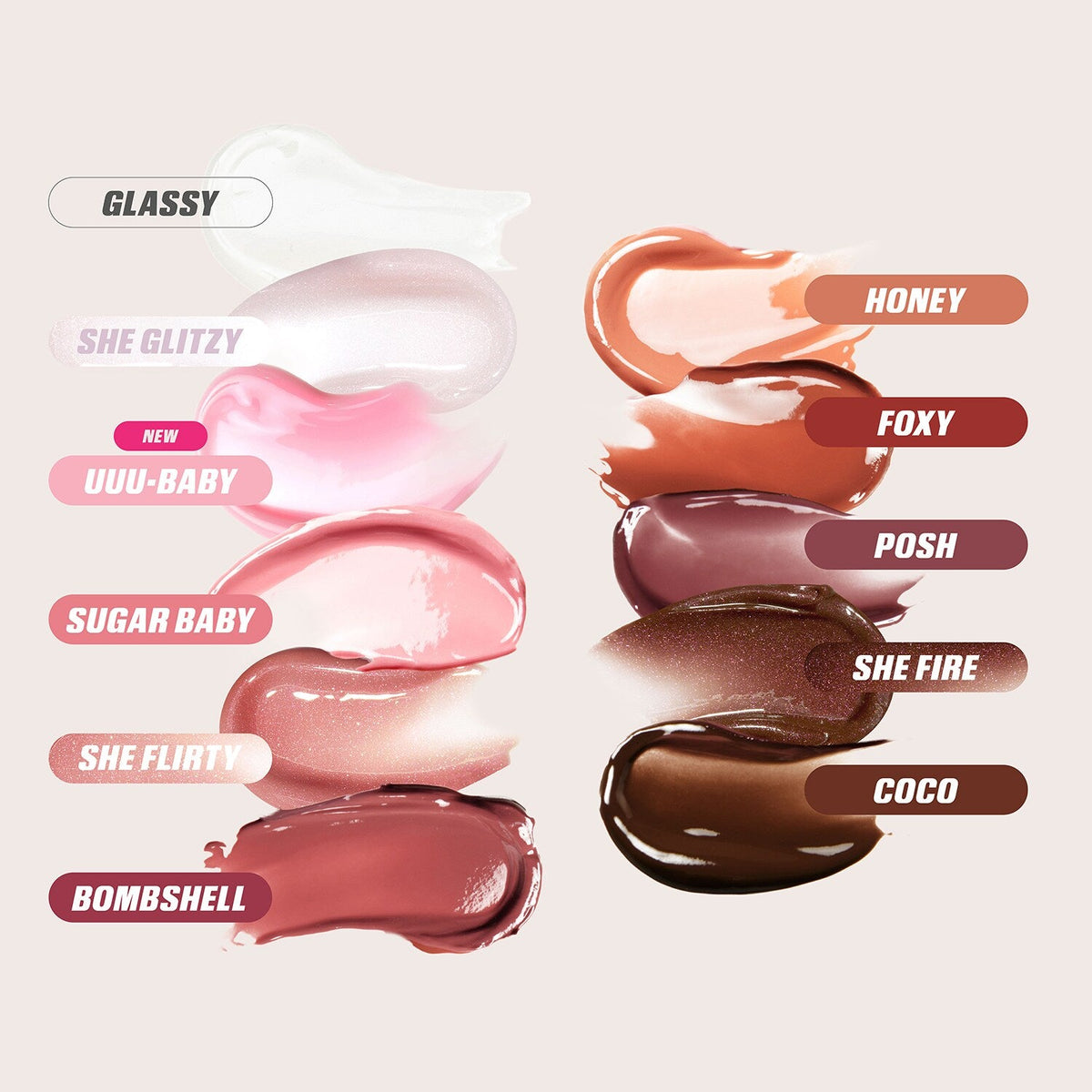 HUDA BEAUTY - Faux Filler - Gloss Haute Brillance - réf UUU-Baby