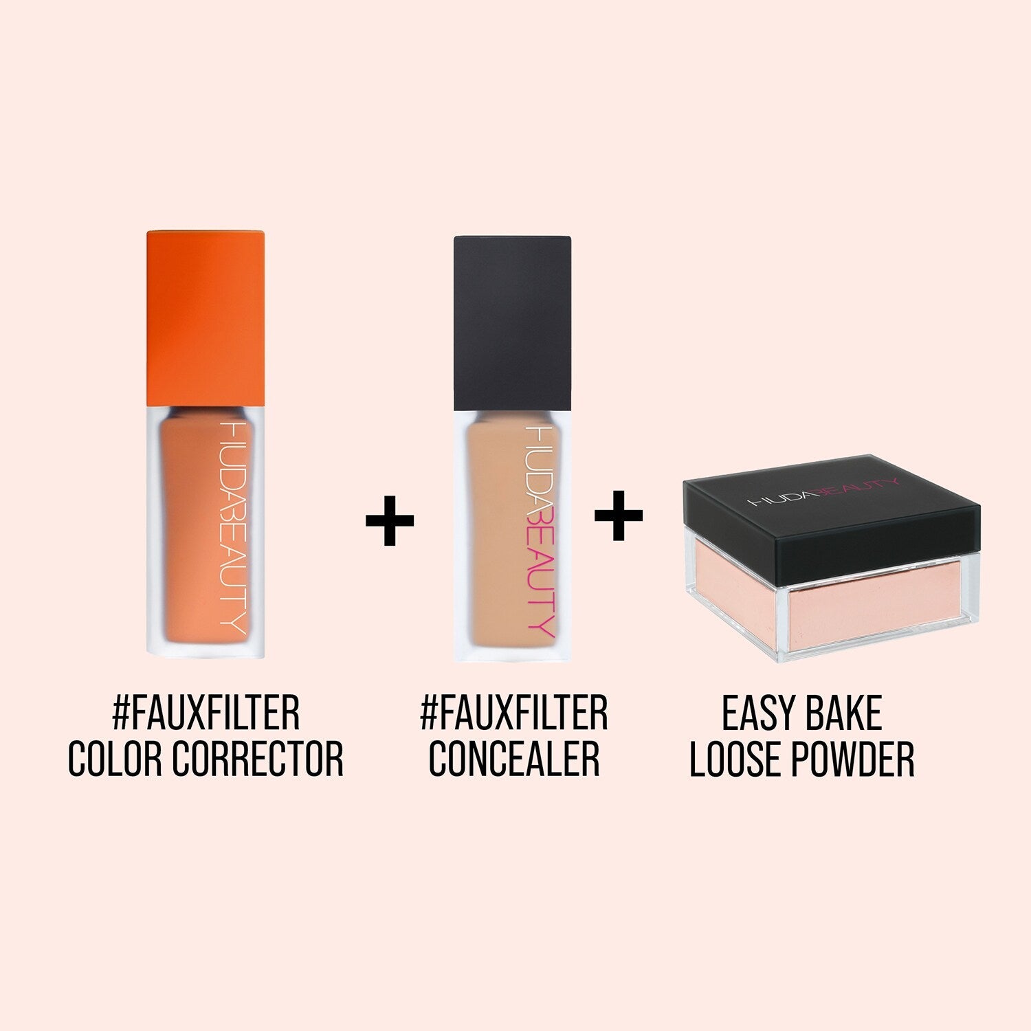 HUDA BEAUTY - #FAUXFILTER Color Corrector - Correcteur de teint - réf Pink Pomelo