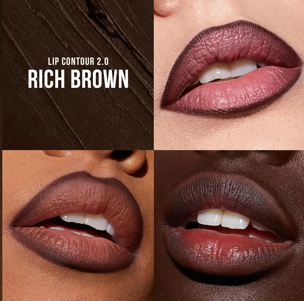 HUDA BEAUTY - Lip Contour Lip Stain - réf Rich Brown