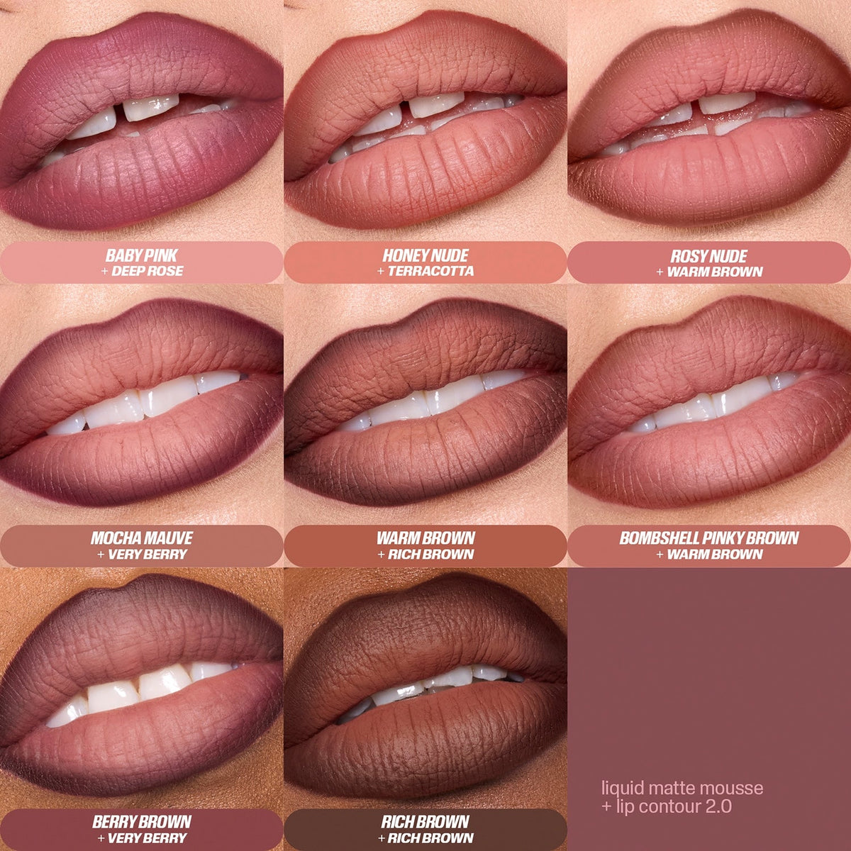 HUDA BEAUTY - Liquid Matte Mousse- Rosy Nude (7,5 ml)
