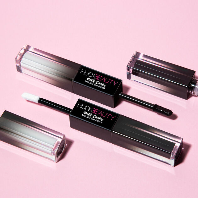 HUDA BEAUTY - MATTE & METAL MELTED SHADOWS - Black & white
