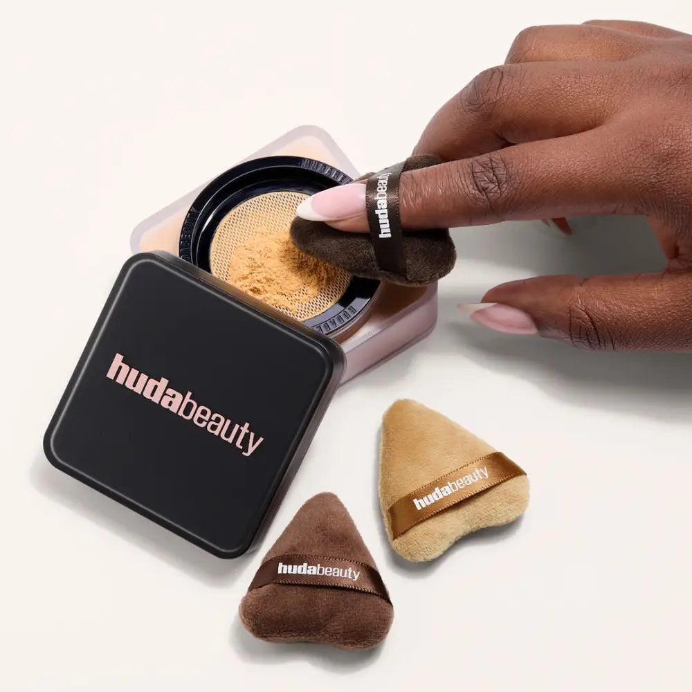 HUDA BEAUTY Mini Powder puff Set Trio (3 pcs)