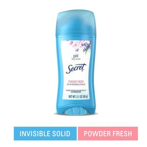 Secret - Anti-transpirant/déodorant au pH équilibré, Solide et invisible - Fresh Powder