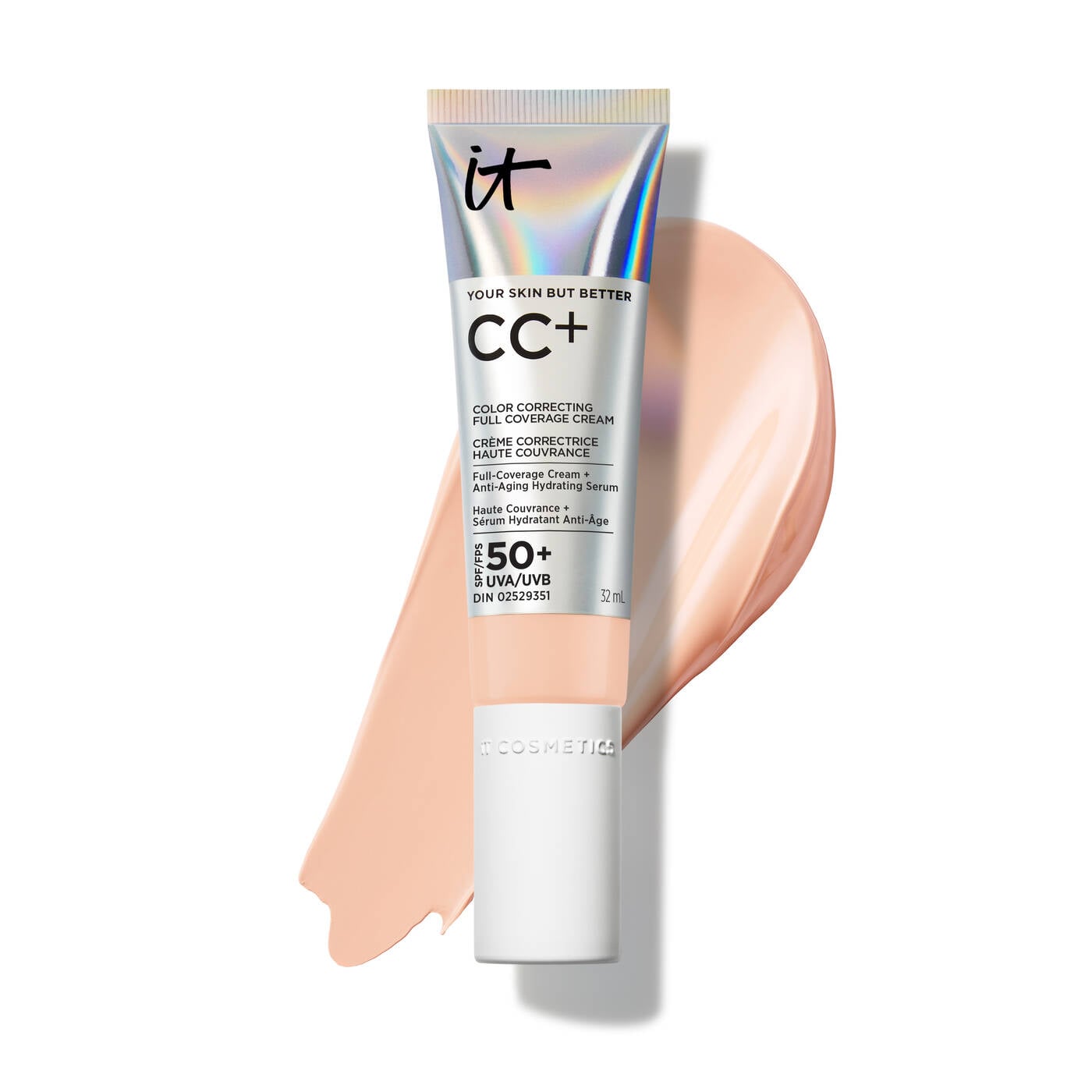 IT COSMETICS - CC+ Cream SPF 50+ CC Crème Correctrice - réf Fair Light C