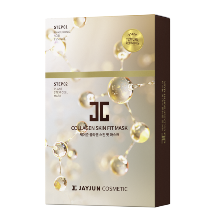 JAYJUN - PACK Masque collagen Skin Fit en 3 étapes - 10 pcs
