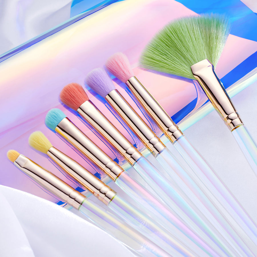 JESSUP - Colorful Makeup Brushes Set 7 Pcs + Trousse