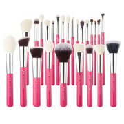 JESSUP - Individual 25Pcs Makeup Brush Kit Pink Premium