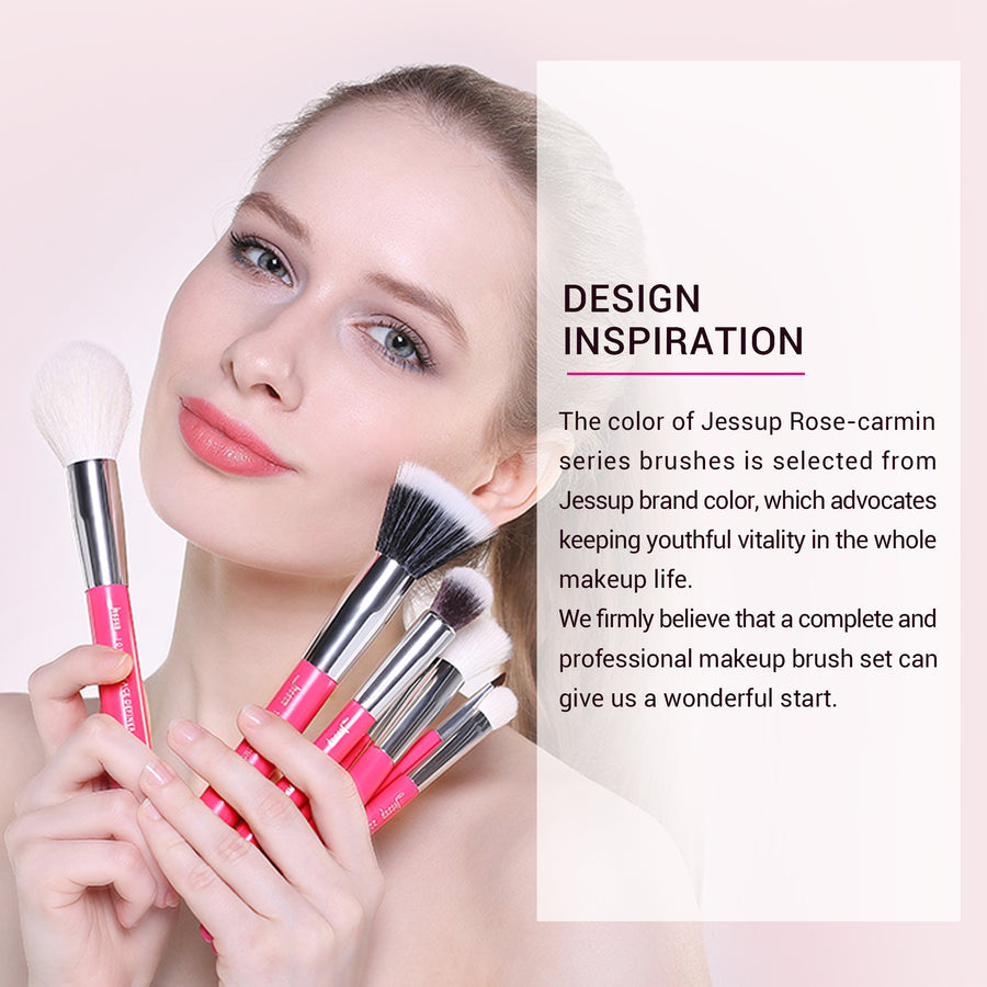 JESSUP - Individual 25Pcs Makeup Brush Kit Pink Premium